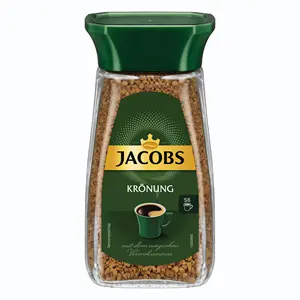 Jacobs Kronung 100 Gram Instant Arabica Coffee Mellow Tasted Caffeinated Pack of 6 Boxes