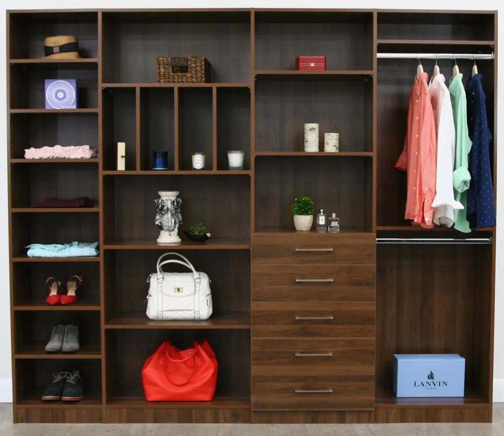 OEM Design Simple Modular Wardrobe Closet Moonlight Cabinet for Bedroom ...