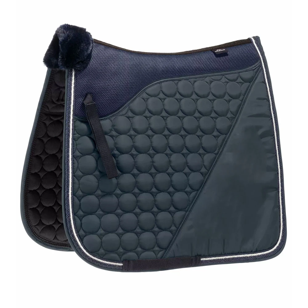 T DE T TAPIS DE SELLE CHEVAL BLEU CIEL MATELASSE