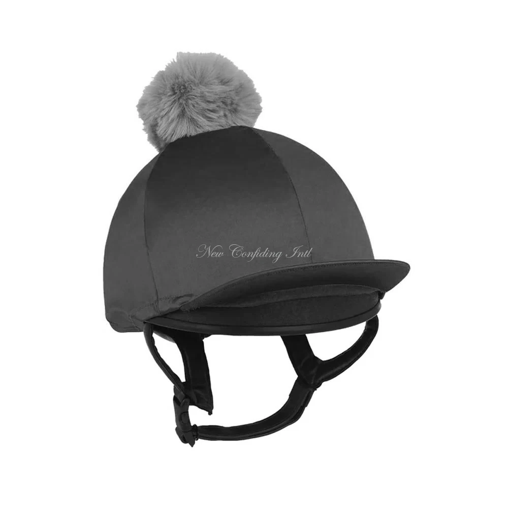 Hat Cover Stunning Pom Pom Caps Top Quality Horse Rider Wear Equestrian