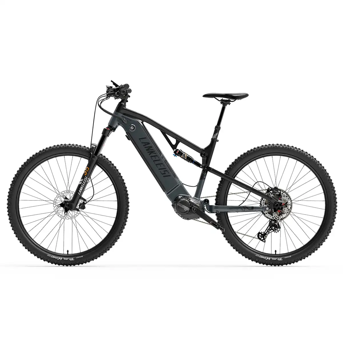 LANKELEISI GT800 48V 12-Speed Electric Mountain Bike with down Tube Lithium Battery and Aluminum Alloy Frame New Arrival