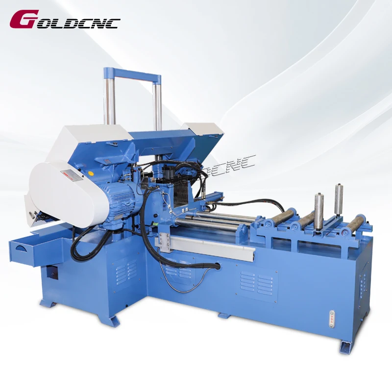 GOLDCNC High Productivity Automatic Bandsaw Machine GZ4235 Metal Cutting Band Saw for Metal Cutting