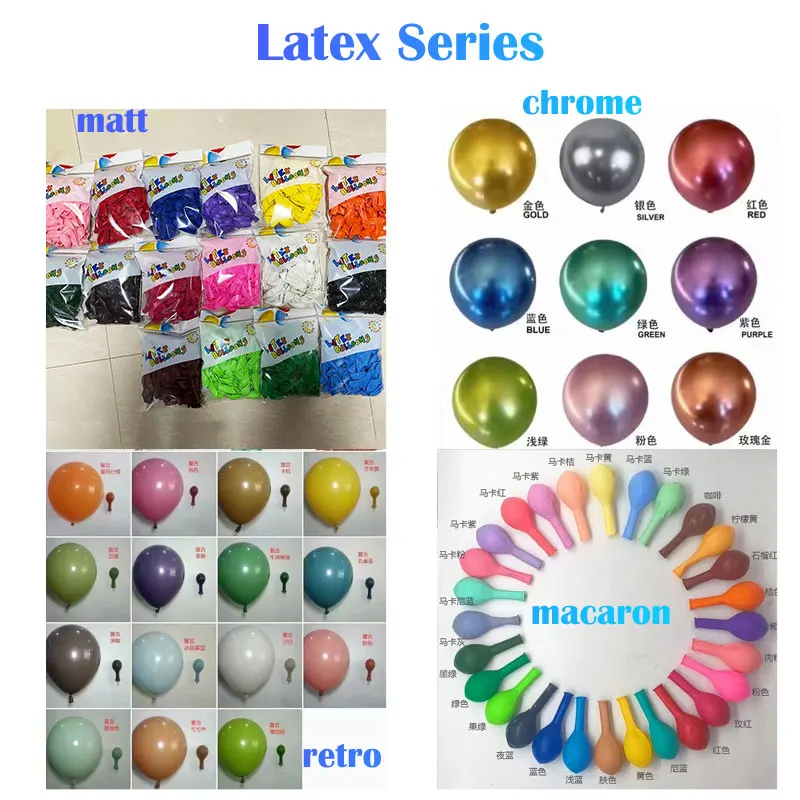 Ama-zon Partners Factory 5 10 12 Inch 2.8g 2.2g Latex Balloons Wholesale Inflatable Custom Helium Party Decoration Balloons