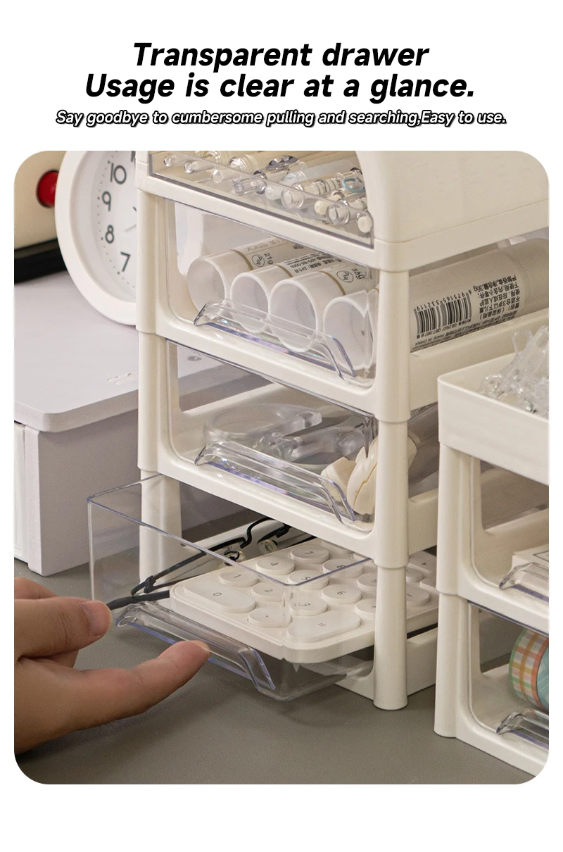  5133b1 3 new arrival multi functional desktop dresser drawer storage box-7