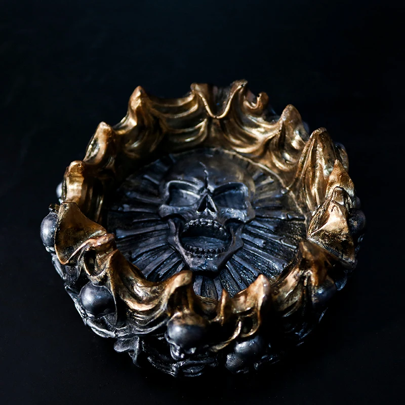 ResinWorld Skull Ashtray Molds Epoxy Resin Mold Mould