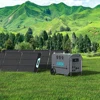 Ark7200 with 2 pcs 400W solar panels