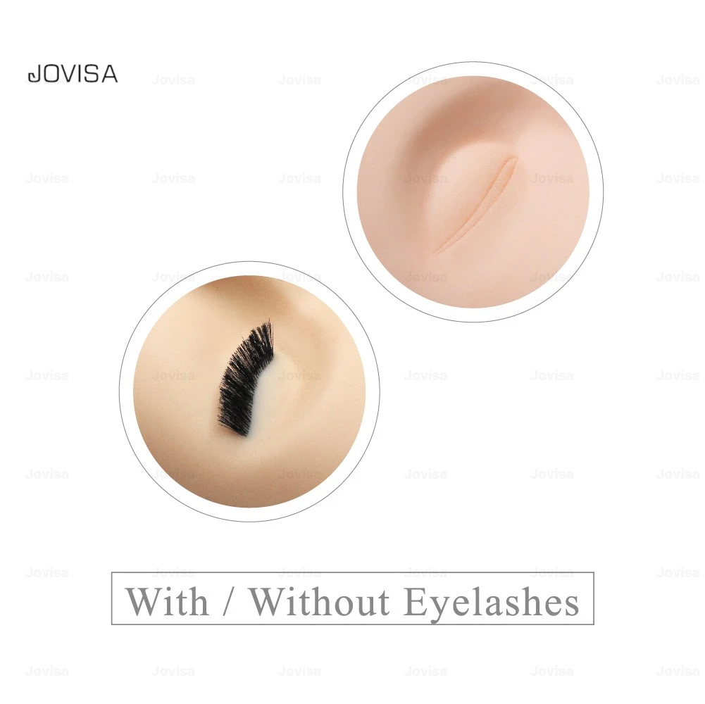 Инструмент для наращивания ресниц JOVISA | Голова манекена с