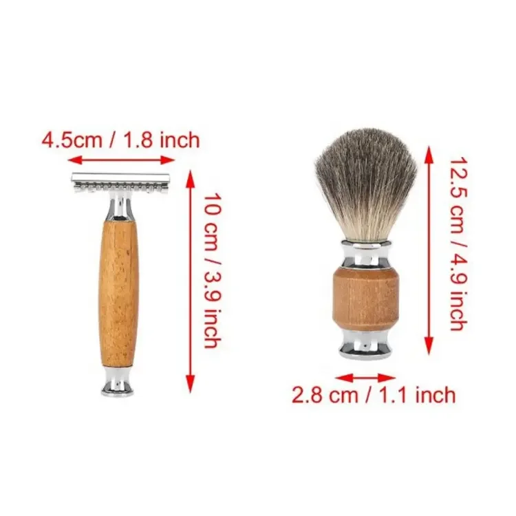 Disposable Manual Twin Layers Safety Razor for Men with Rubber Handle ...