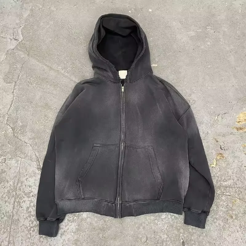 Shop French Terry Potassium Wash Hoodie - Streetwear Cotton