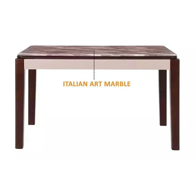 Royaloak Naples Italian Marble 4 Seater Dining Table Set Buy Italian