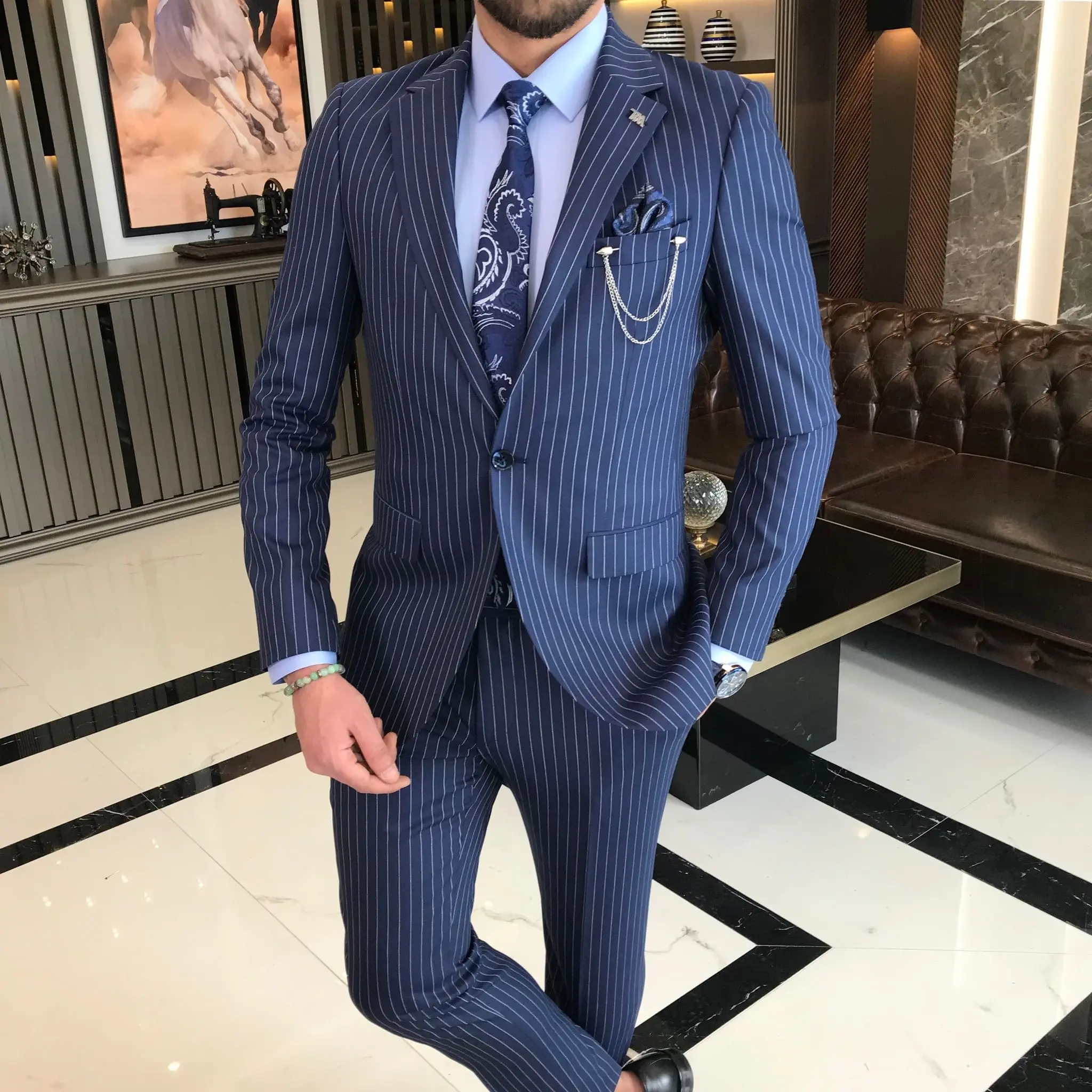 Business Suits High Quality Fabric Brand Men Suits Casual Best Price 3