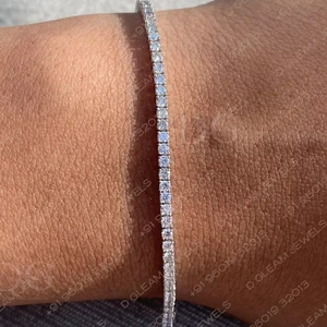 2 Carat Diamond Tennis Bracelet, 2ct Diamond Bracelet, Women's Diamond Tennis Bracelet Diamond Tennis Bracelet
