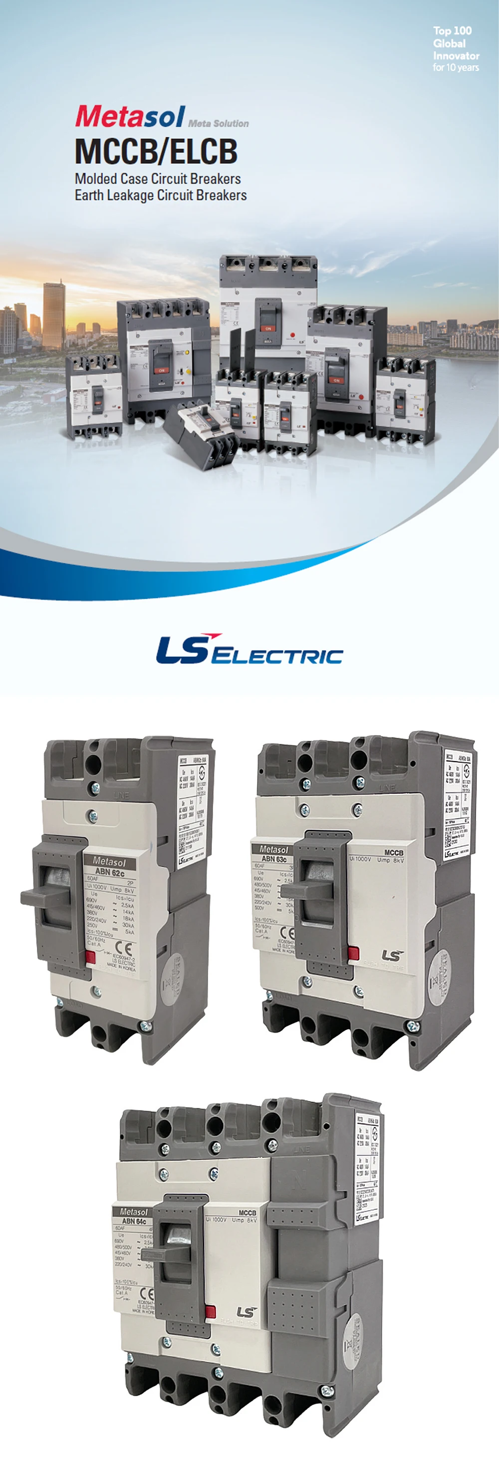 LS ELECTRIC_MCCB Moulded Case Circuit Breaker| Alibaba.com