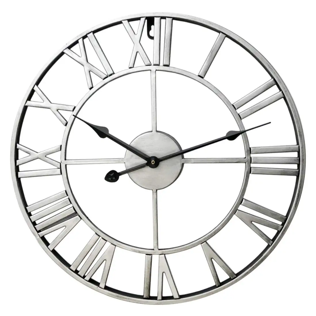 Rectangular Design Dual Time Zone Wholesale Quartz Retro Plastic Decorative Wall Clocks Clocks for Home Decor