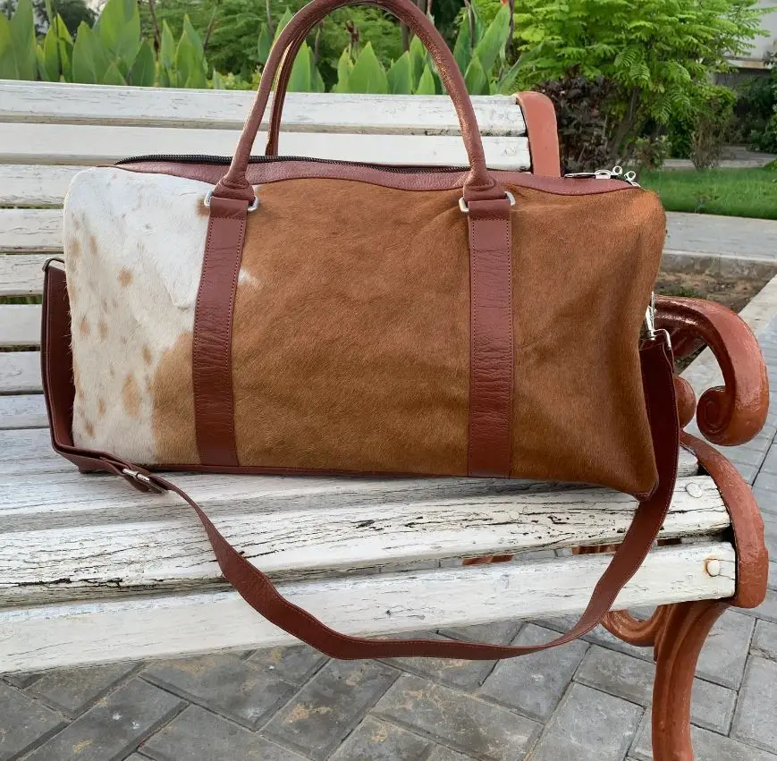 Large Cowhide Duffel Bag Best Cowhide Duffle Bag Cowhide Weekender