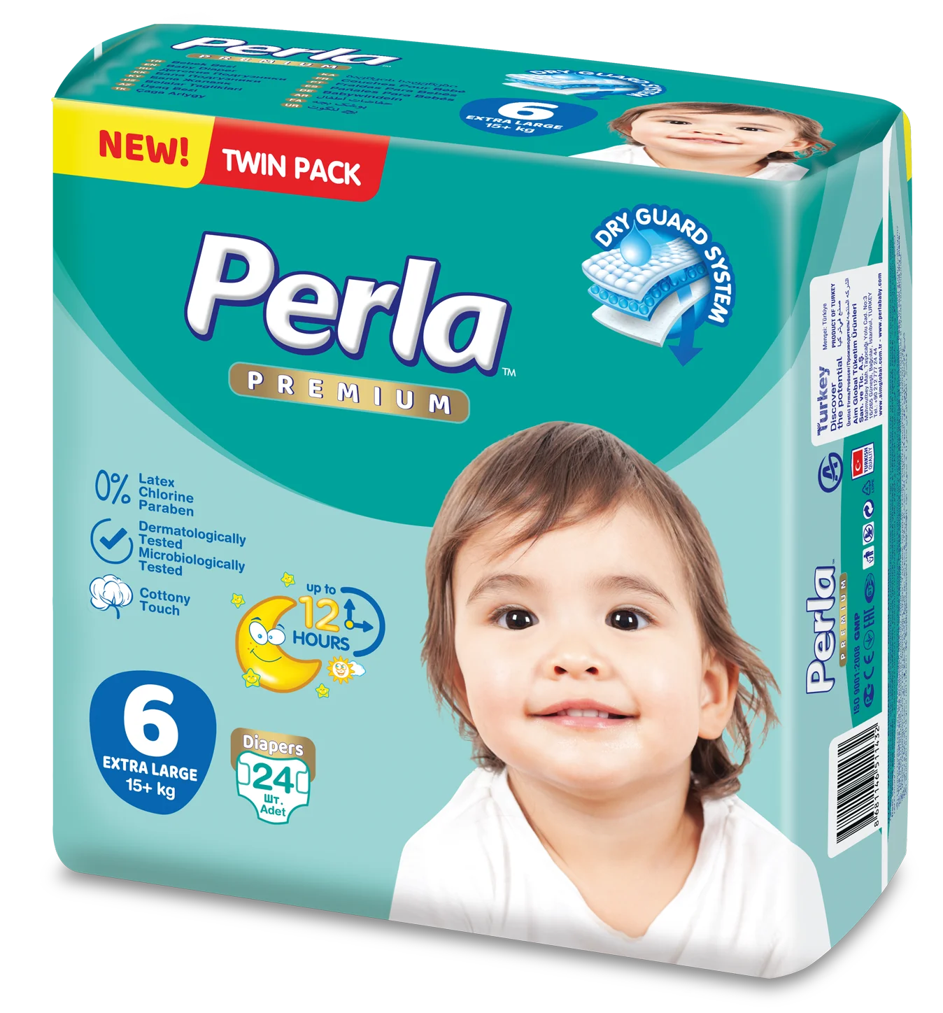 Perla Newborn Baby Diapers (no.1) Good Price High Quality Stretch Sides Excellent Absorbent