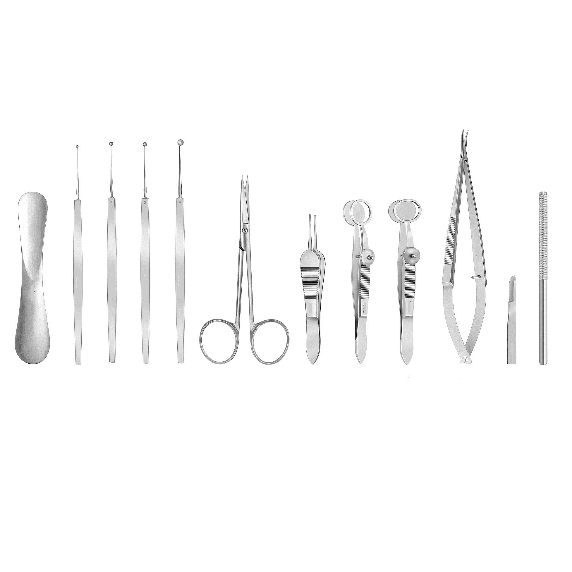 New Micro Surgery Eye Ophthalmic Instrument Set Made in Pakistan