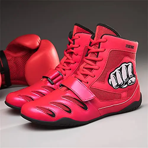 Wholesale Top Quality Custom Lace Up Light Weight Kick Boxing Shoe