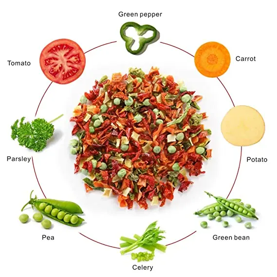 Healthy Snack Food Original Color And Natural Flavor Dried Vegetables