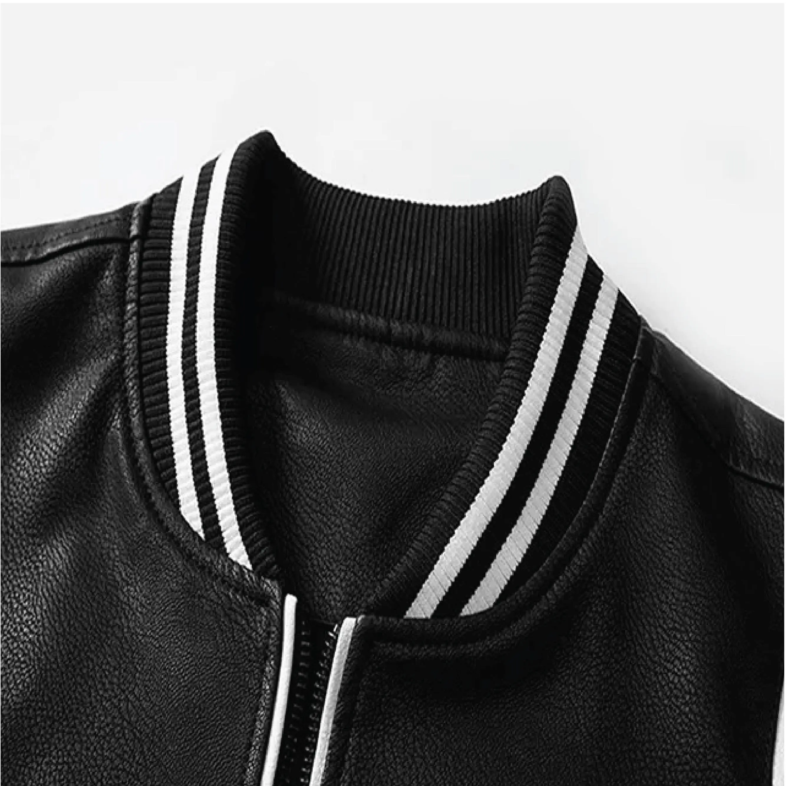 Genuine Sheepskin Leather Jacket Men Leather Jackets Color Men S