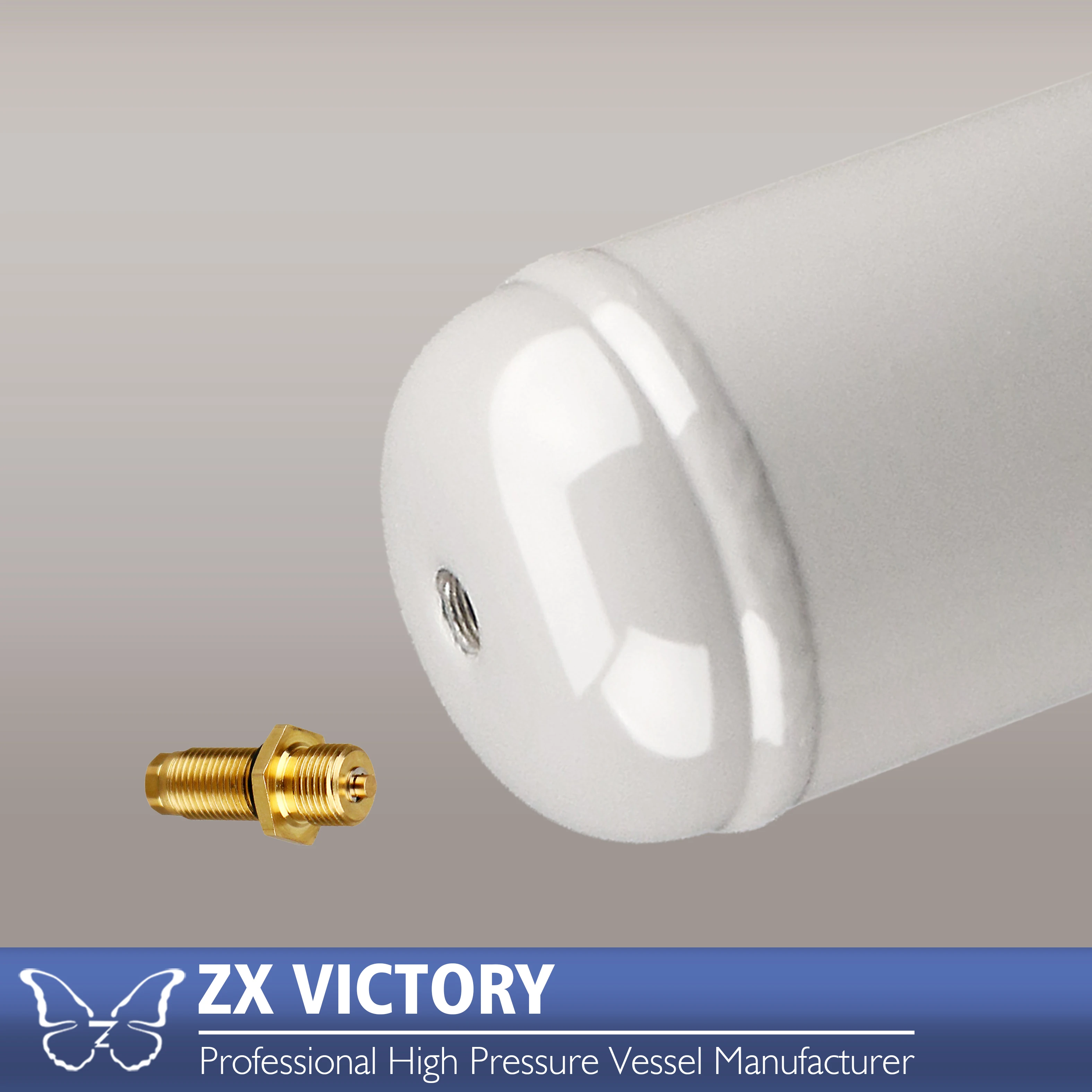 サンプル Zx 110bar Tped Disposable Aluminum Cylinder 0.2L/0.3L/0.4L/0.5L