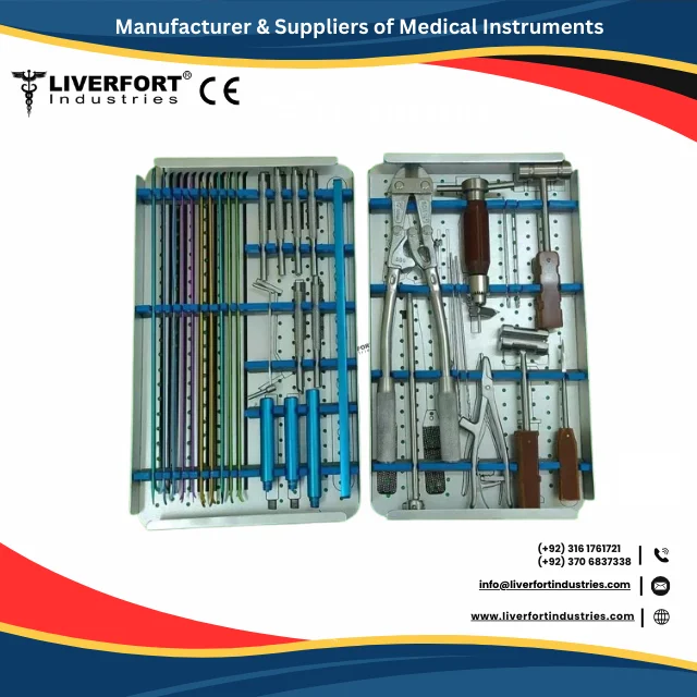 High Quality Orthopedic Titanium Distal Radius Volar Locking Plates 2 to 6 Holes L & R 2.7mm 10 Pcs Set Bone Surgery Instruments