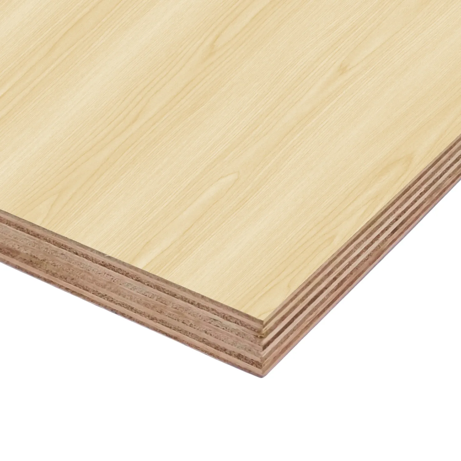 White Melamine Wood Grain Melamine Faced Plywood 15mm 18mm Carb P2 E0