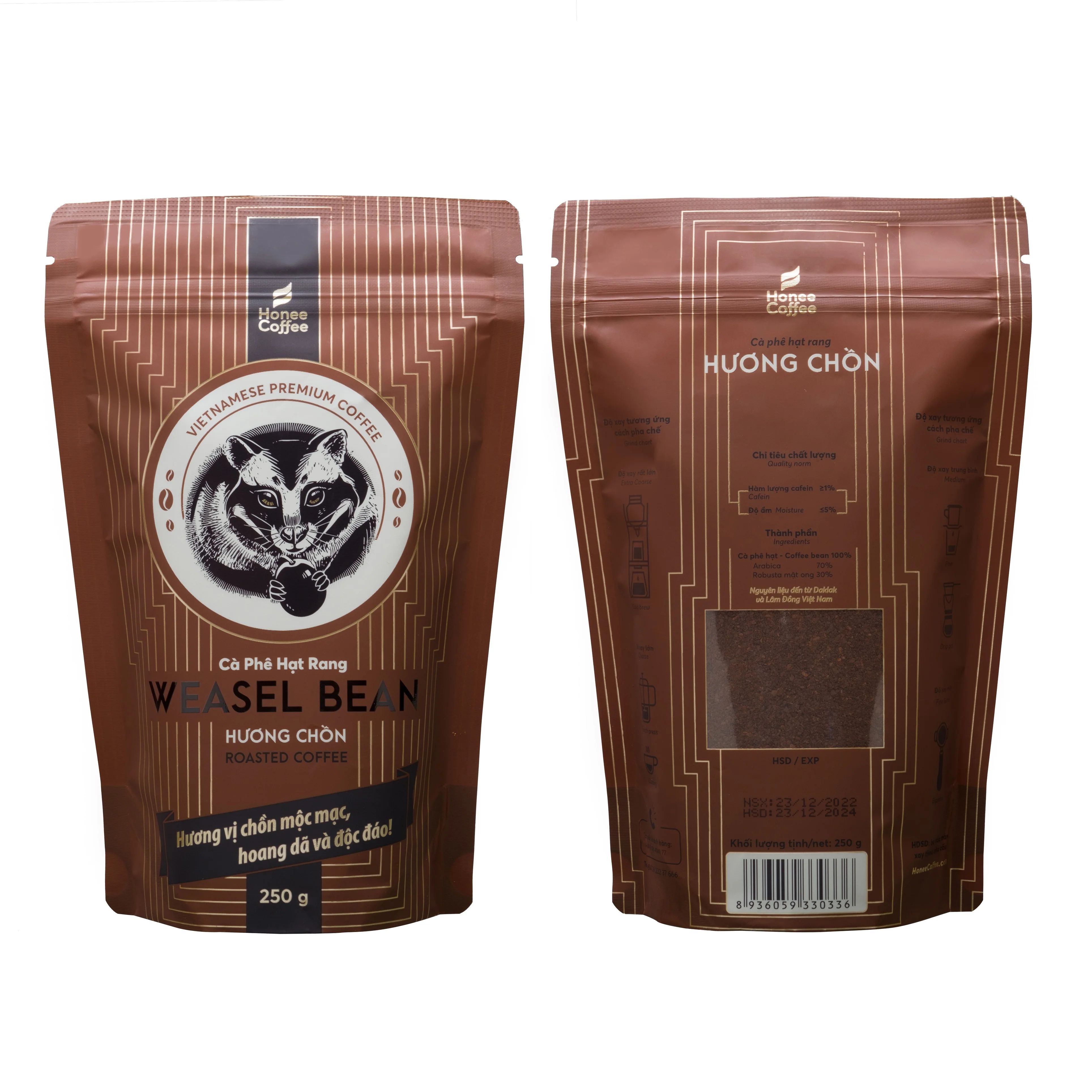 Legendary Weasel Coffee Beans from Vietnam - HONEE COFFEE