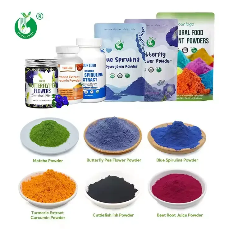 Насыпью 450, пищевой порошок из сетчатого органического синего маття, бабочки, гороха