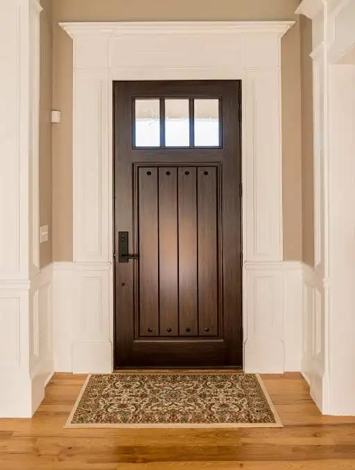 Wholesale Exterior Doors Wooden Entry Doors solid Wood Door Cheapest