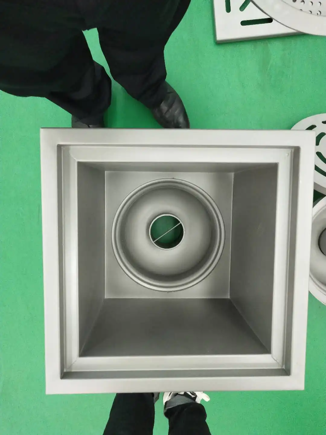 Heavy Duty Industrial Stainless Steel Linear Floor Drain for Process Plants with Pump Trench Grate