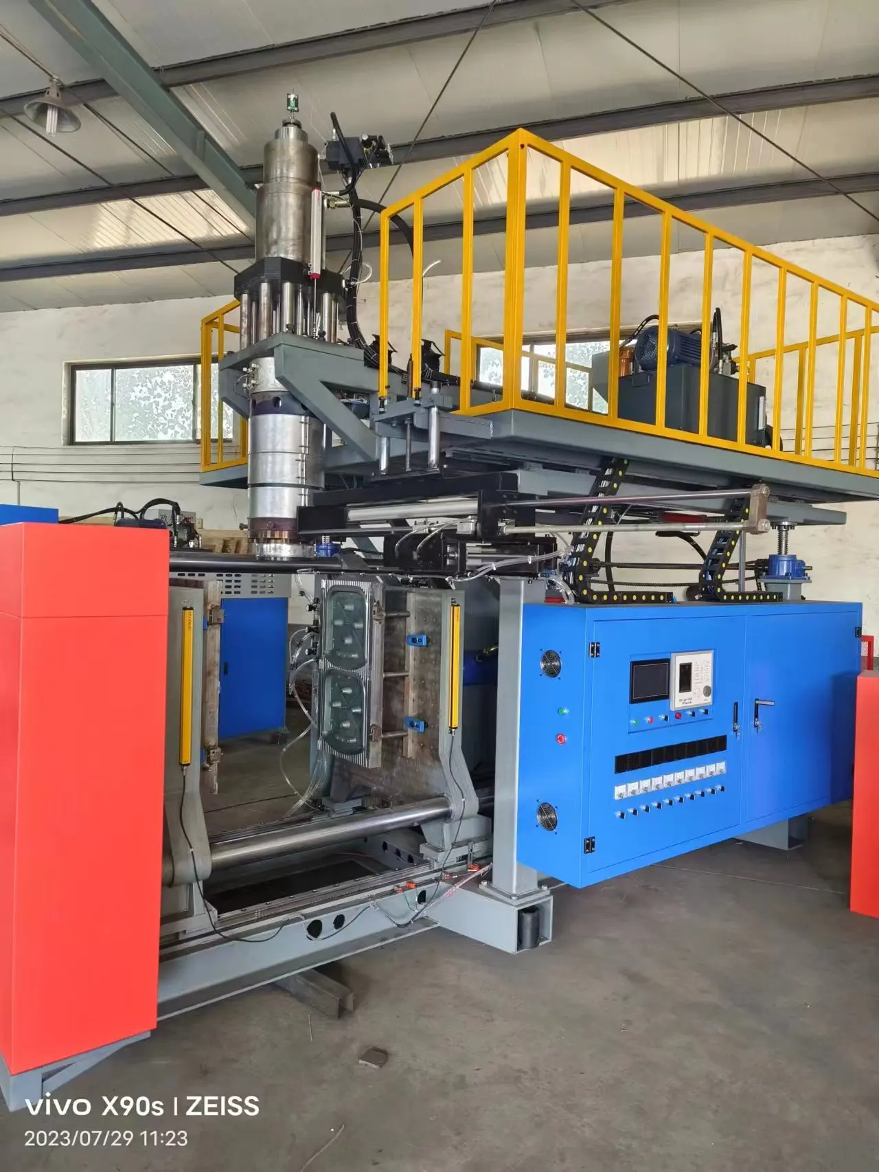 PE 20 L Bucket Extruder HDPE Plastic 25L 30L Tank Make Blow Job Machine Blow Molding Machine