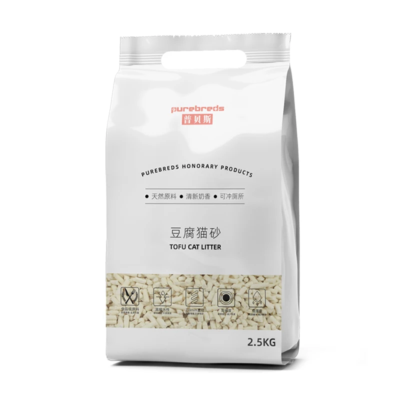 Best Selling Tofu Corn Meal 2.5kg Weight Purebreds Brand Natural Pea