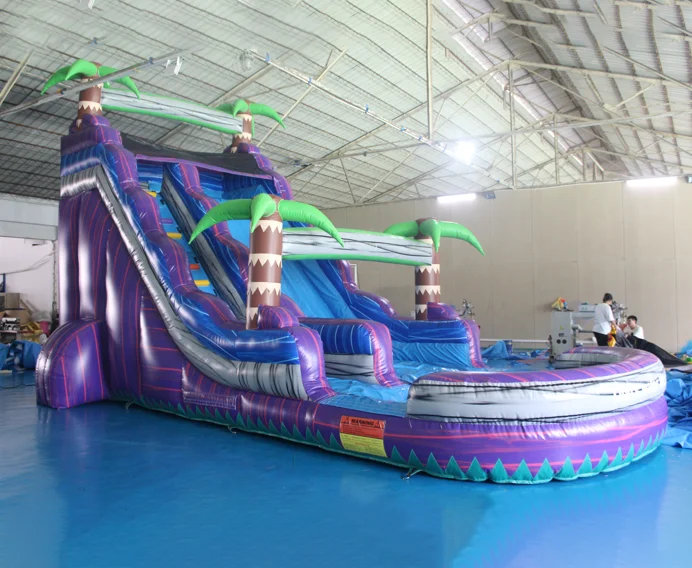 Commercial Outdoor PVC Adult Bounce House and Water Slide Outdoor Party Rental Equipment-Jumping Castle Inflatable factory