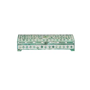 DECORATIVE INDIAN HANDMADE BONE INLAY DECORATIVE BOX MOTHER OF PEARL PEN CASES BOX HANDCRAFTED DECORATIVE BOX FOR HOME TABLEWARE