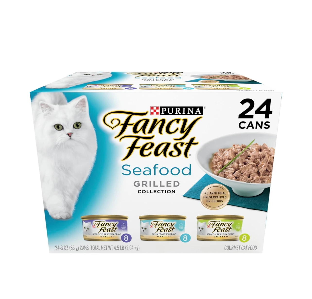 High On Demand Purina Fancy Feast Gravy Wet Cat Food,High Protein Soft ...