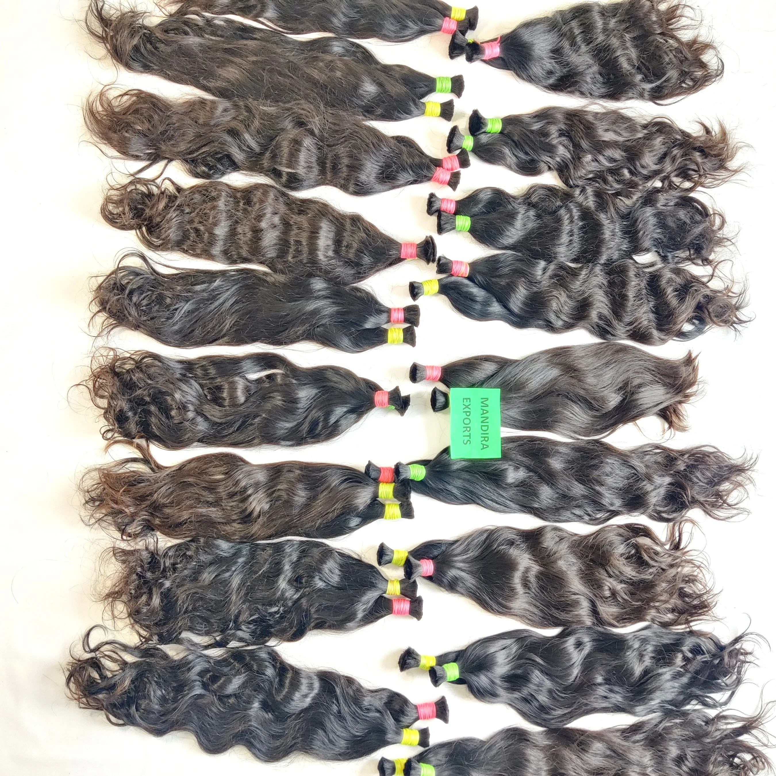 100 Remy Natural Young Virgin Vendor Black Color Long Wave Kinky Wavy