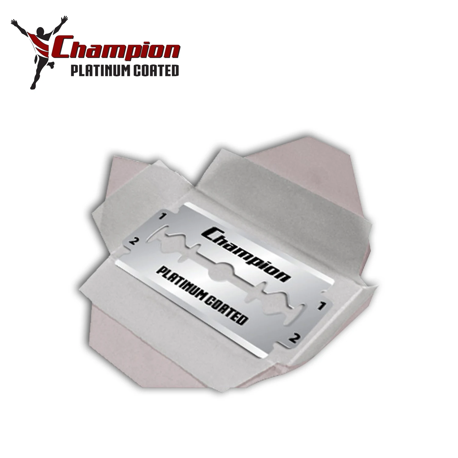 CHAMPION PLATINUM COATED Double Edge Safety Razor Blade
