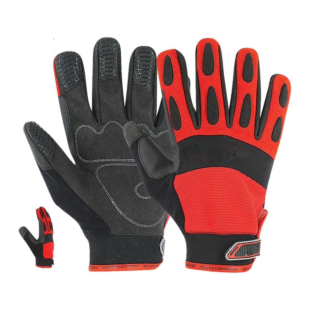 Heavy Work 2024 High Performance Mechanic Gloves / Mechanic Gloves ...