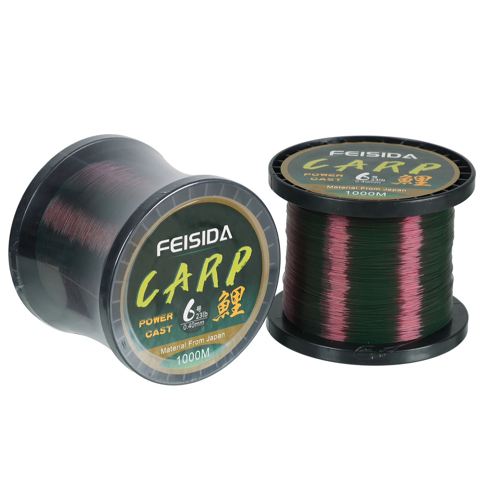 Feisida Fluorescent Yellow Nylon Carp Line