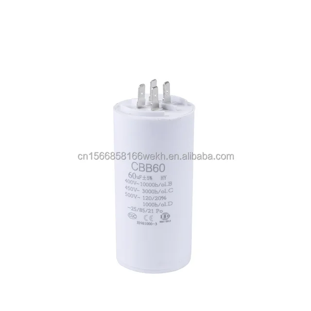 18-80 UF 400/450 V CBB 60 Single-Phase AC Motor Start Run Capacitors for Water Pump for Africa's LV Products