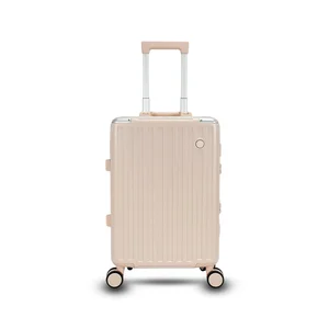 Unisex New Design Lightweight PC Trolley Luggage Durable and Stylish Travel Bag with Aluminum Spinner Caster and TSA Lock