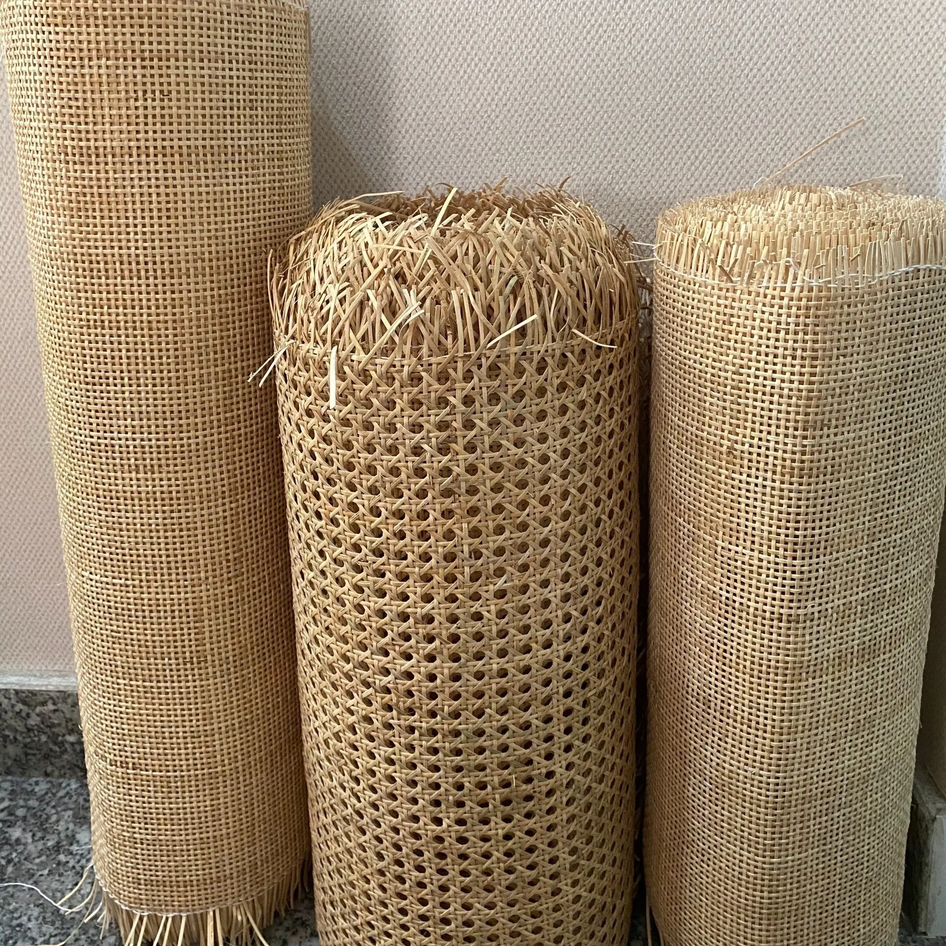 Rattan Webbing Roll Materials To Create Softness For Room Space From ...