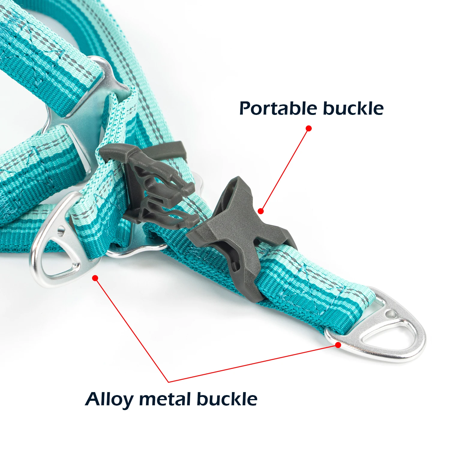 High-end Custom Logo Triangular Connection Metal Buckle Adjustable ...