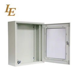 High Quality 19" 12U 600x150mm 600x300mm Non-Recessed Tempered Glass Front Door SOHO ONU/ONT Wall Mounted Cabinet