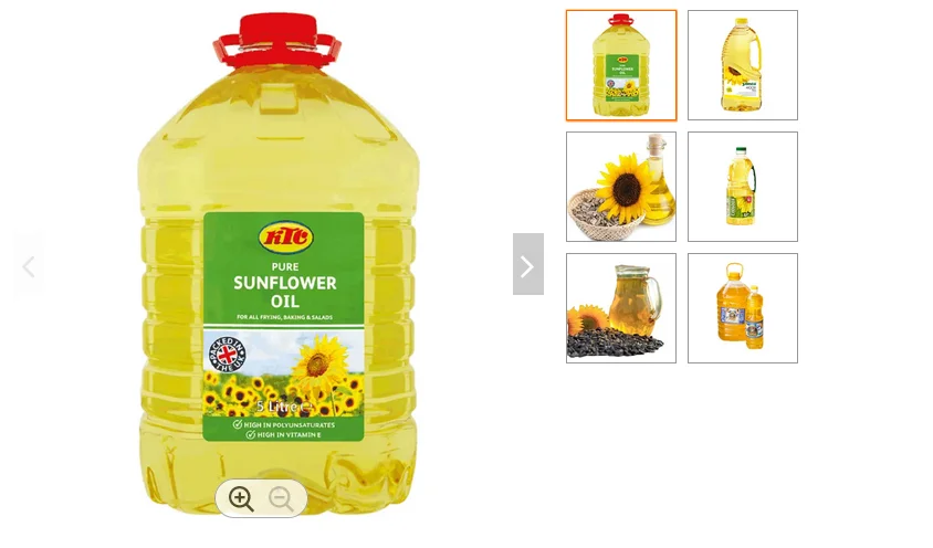 100% Refined Sunflower oil 25000 tons