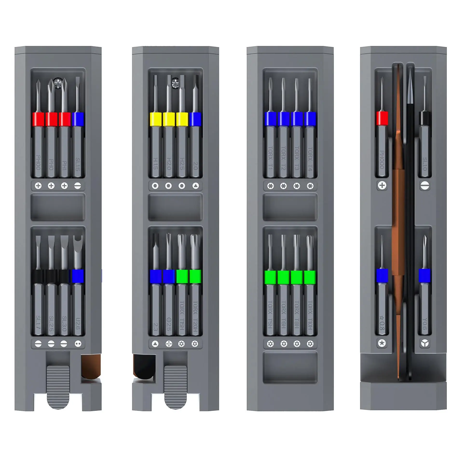 Mini Magnetic Driver Set Mini Screwdriver Magnetic Driver Bits Set 44 In 1 Computer Repair ...