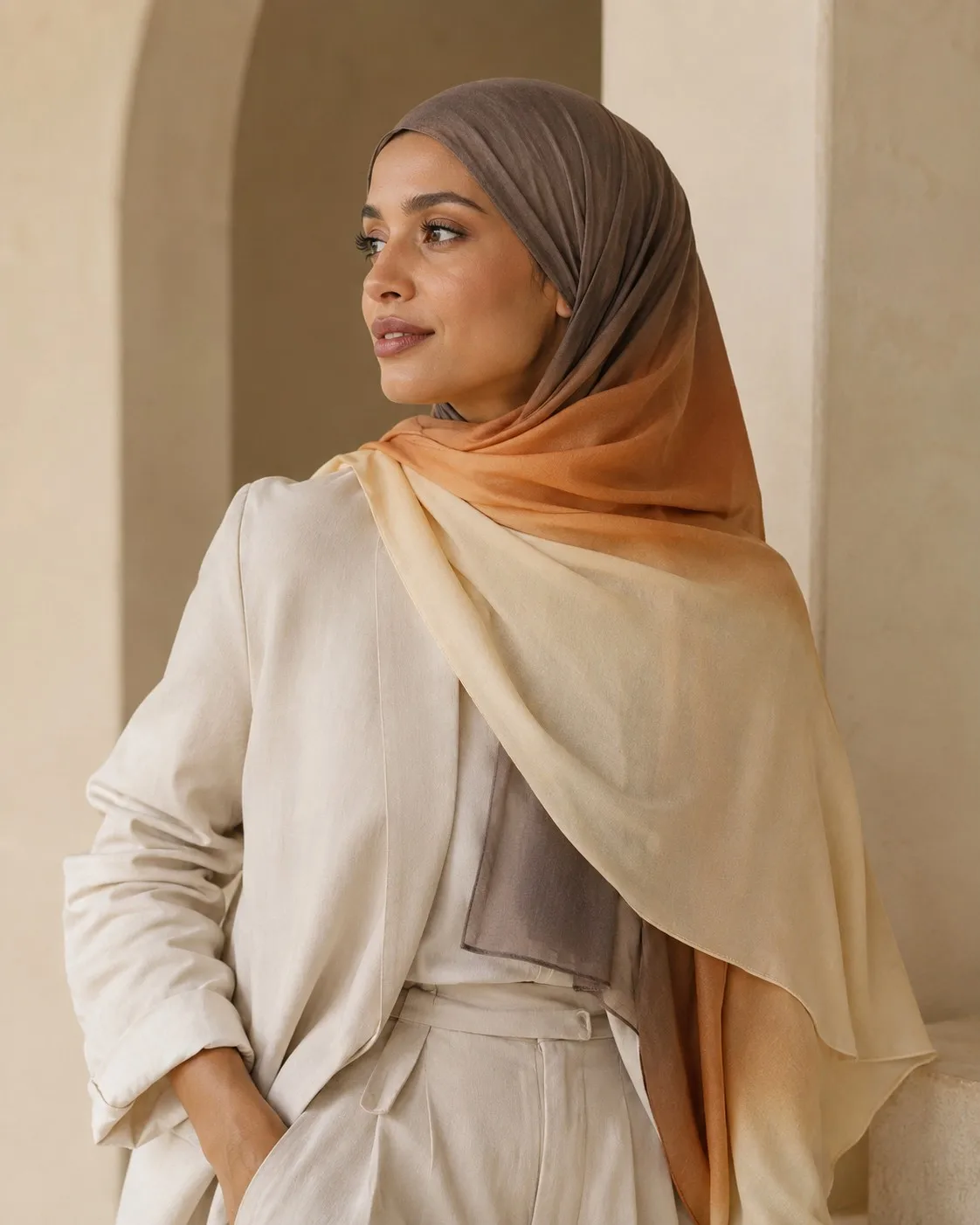 Custom Printed Modal Hijab