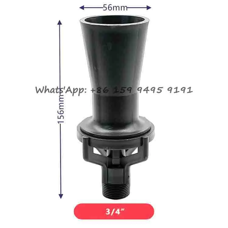 4Spray Eductor Glass-Reinforced Polypropylene Tank Mixing Agitation Nozzle (3/8 MNPT, 1 Count 4Spray Eductor Glass-Reinforced Polypropylene Tank Mixing Agitation Nozzle (3/8 MNPT, 1 Count