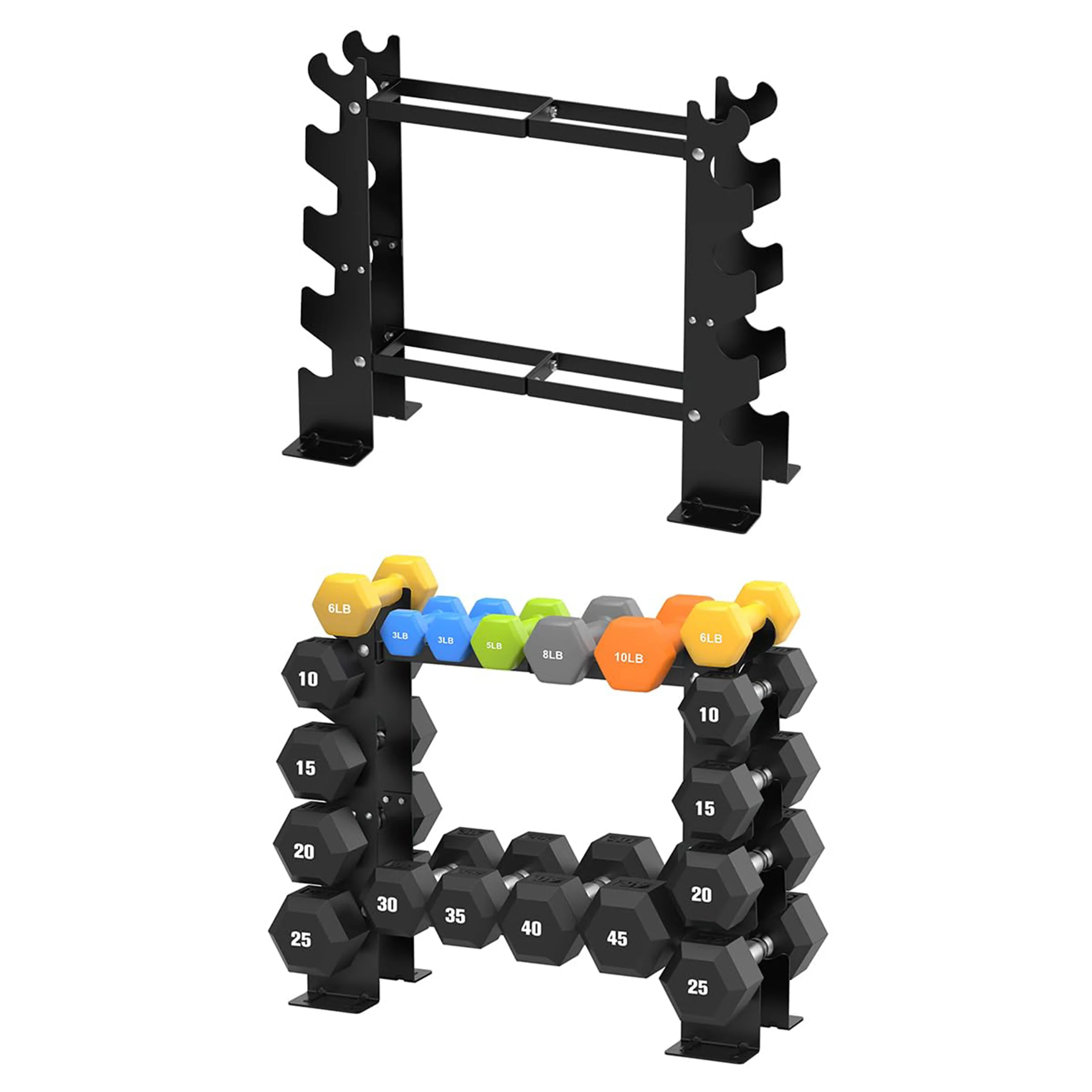 Long-Lasting Non-Slip Dumbbell Rack for Rehabilitation for Benches and Racks product detail 3